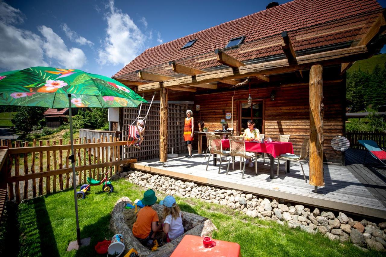 Naturpark Huette Mandl, Biobauernhof & Huettenurlaub Sankt Lambrecht Exterior foto